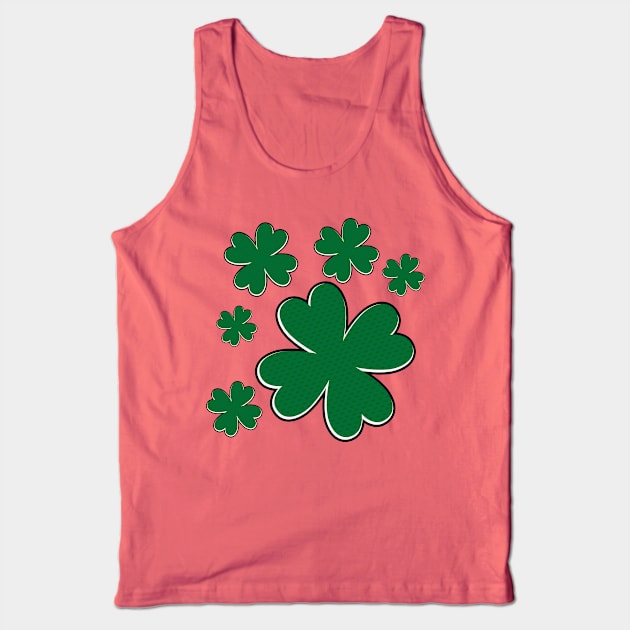 Leaf clover. Lucky clover Tank Top by dhanitatau